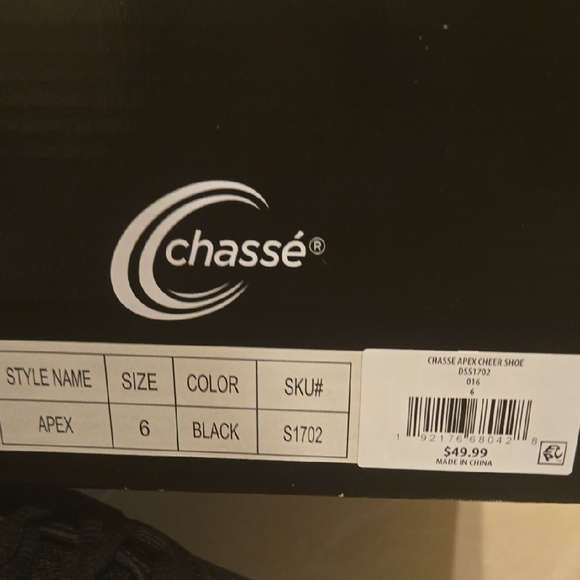 Black Chasse Apex Cheer Shoes - Picture 6 of 6